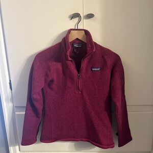 Patagonia Burgundy Fleece Pullover